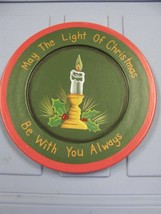 Primitive Wood Plate   RPL-23 Candle Plate - $9.95