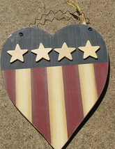 Wood Heart 2047 - 5 star Heart - $3.50