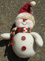 snowman 52720RH - Red Hat Snowman Ornament - $3.95
