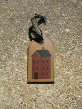 Primitive Wood Tag  31599H - Salt box House  - $1.95