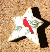 Prmitive Wood Standing Star 916 Cardinal  Standing  Star - $2.95