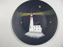 NEW-10 Lighthouse Wood Plate  - £3.12 GBP