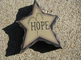 Prmitive Wood  Standing Star 902 Hope - £2.30 GBP