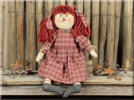 Primitive Doll cloth  E14659 Kelly  Doll - $22.95
