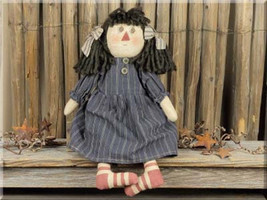 Primitive Doll Cloth  E14658 - Inez Doll - £18.34 GBP