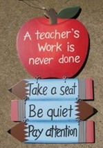 Teacher Gifts 92452AD - A teacher&#39;s Work ...Done - £7.15 GBP