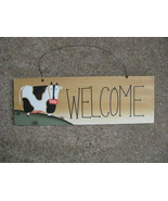 Wood Sign wd2077-Welcome Cow - £3.90 GBP