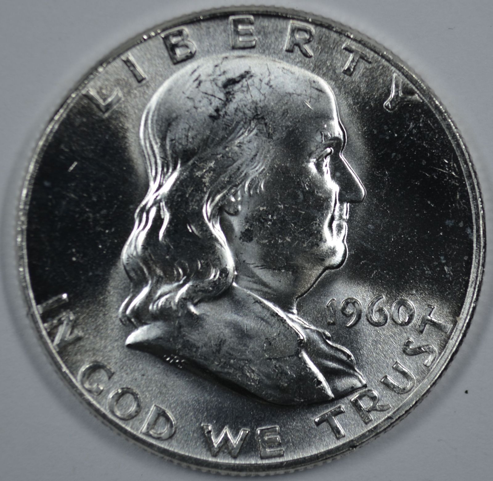 Primary image for 1960 P & D Franklin uncirculated silver half dollars