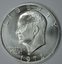1972 S Eisenhower 40% silver uncirculated dollar - £12.79 GBP