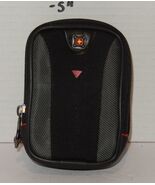 Swiss Gear black Red Digital Camera Bag Case 4&quot; x 2&quot; Neoprene with belt ... - $20.74 CAD