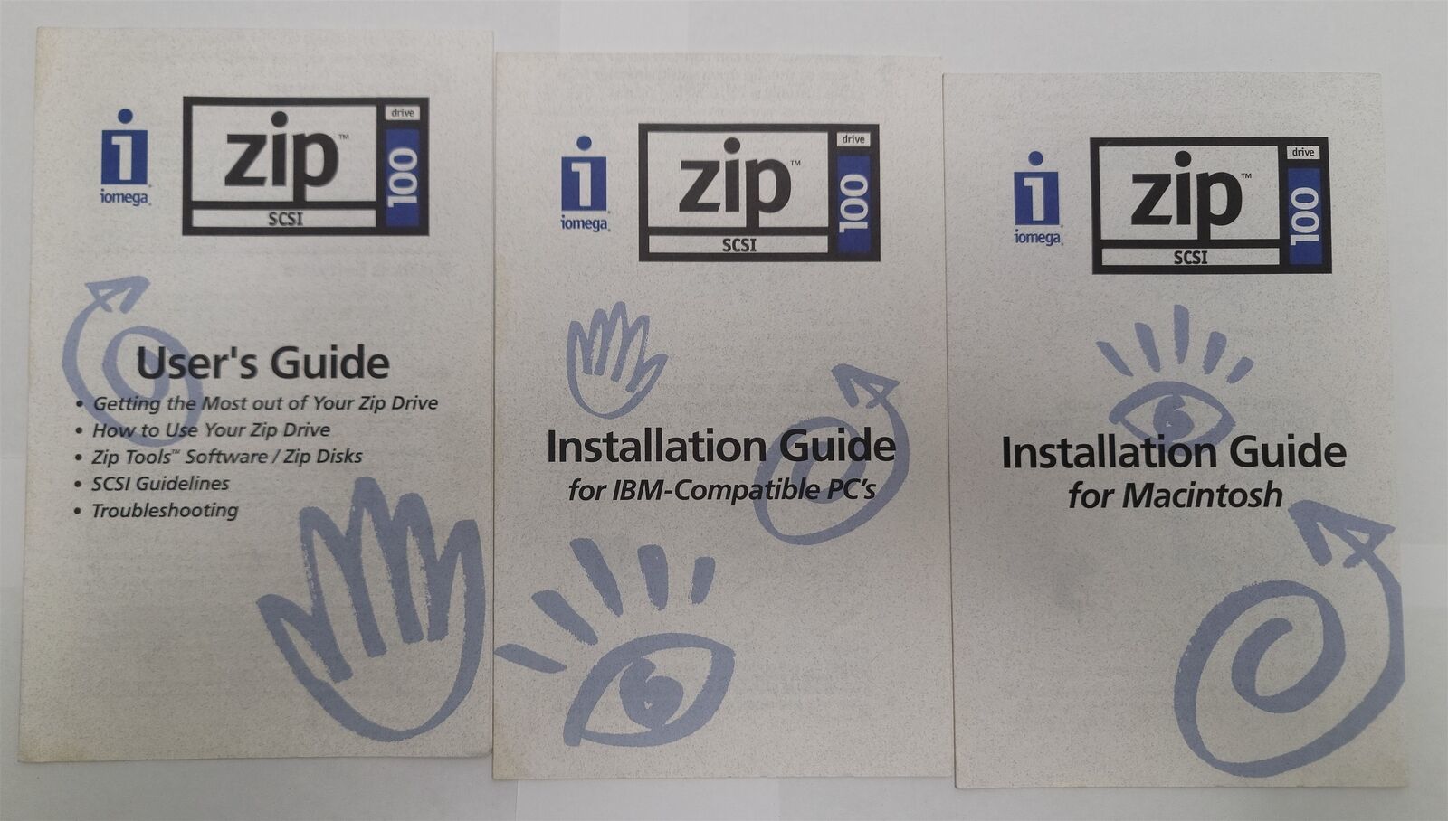 Iomega Zip 100 SCSI User&#39;s Guide + Installation Guide for PC&#39;s and Macin... - $9.77