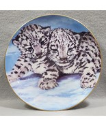 1982 Snow Babies &quot;Snow Leopards&quot; 9&quot;  Collector Decorator Plates Violet P... - $288.11 MXN