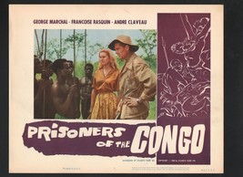 Prisoners of the Congo Lobby Card #1-1960-George Marchal - £26.30 GBP