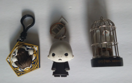 Harry Potter Lot 3 Collectors 3D Figural Chocolate Frog Tag, Key Ring &amp; ... - £8.56 GBP
