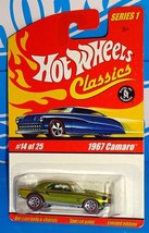 Hot Wheels Classics 2005 Series 1 #14 1967 Camaro Anti-Freeze w/ RL7SPs - £7.84 GBP