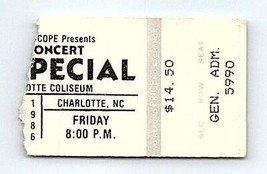 38 Spécial Bon Jovi Ticket Stub Septembre 26 1986 Charlotte Nord Carolna - £32.43 GBP