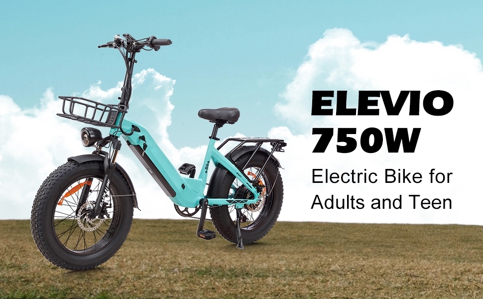 ELEVIO ELEVIO Electric Bicycles for Adults - 20" Fat Tire Electric Mountain Bicy Item image 4