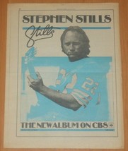 Stephen Stills Stills Original 1975 Full Page A3 Lp Record Advert Ad Csn Csn&amp;Y - £6.99 GBP
