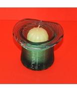 Dining-Vintage Avon Magic Top hat Candle Holder Teal Blue Green - $10.80