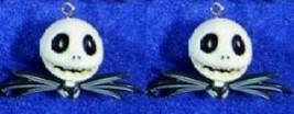 JACK SKELLINGTON EARRINGS - Nightmare Before Christmas Jewelry-F - £7.20 GBP