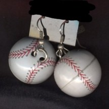Baseball Softball Funky Earrings  Big Funky Team Costume Jewelry - £5.52 GBP