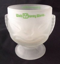 Walt Disney World Polynesian Village Tiki Mug Cup Frosted Satin Glass Candle - £13.59 GBP