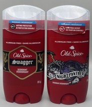 2 Pack Old Spice Deodorant Stick Swagger &amp; Night Panther Aluminium Free 85g - £9.71 GBP