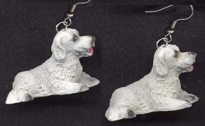 DOG EARRINGS-Mini House Pet Animal Puppy Charm Funky Jewelry-E - £4.77 GBP