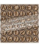 Digital Scrapbooking Alpha Circle Set - $5.48 CAD