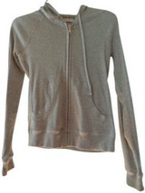Gray Red Paint Warm Hoodie Juniors Size Small / S - £6.39 GBP