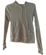 Gray Red Paint Warm Hoodie Juniors Size Small / S - $151.16 MXN