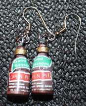BARBECUE SAUCE EARRINGS-Open Pit BBQ Grill Cookout Funky Jewelry - £5.48 GBP