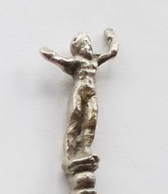 Collector Souvenir Spoon Italy Statue 3D Male Figural - £10.14 GBP
