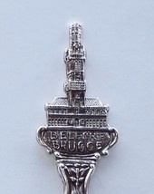 Collector Souvenir Spoon Belgium Bruges Brugge Belfort Belfry Bell Tower - $14.99