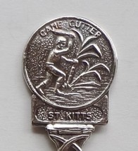 Collector Souvenir Spoon St. Kitts Cane Cutter Emblem - £11.72 GBP