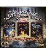  Amazing Hidden Object Games 3 Pack: Paranormal Mysteries 2 Computer Games - £7.43 GBP