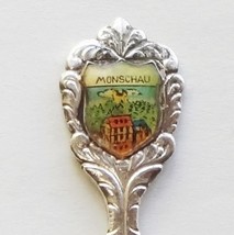 Collector Souvenir Spoon Germany Monschau Aerial View Emblem - $12.99