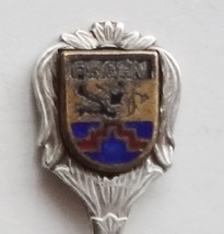 Collector Souvenir Spoon Germany Rugen Rugia Island Coat of Arms Cloisonne - £11.84 GBP