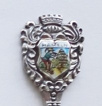 Collector Souvenir Spoon Germany Hamelin Hameln Pied Piper Porcelain Emblem - $14.99