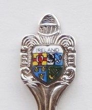 Collector Souvenir Spoon Ireland Arms of the Four Provinces Porcelain Emblem - $14.99