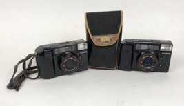 2x Canon Sure Shot Black AutoFocus Point &amp; Shoot Lens 38mm Film Camera 1... - £30.07 GBP