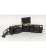 2x Canon Sure Shot Black AutoFocus Point &amp; Shoot Lens 38mm Film Camera 1... - £29.58 GBP