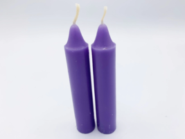 Spell Candles 2 Purple ~ For Spellwork, Rituals, Witchcraft, Manifestation - £3.92 GBP