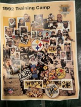 1992 Pittsburgh Steelers Training Camp Fold Out *Pre Owned/Bending/Nice* q1 - £15.66 GBP