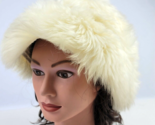 Vintage Women’s Lamb Skin Fur Hat Genuine Tuscan Made in Italy Larger Size - $69.29