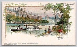 Main Lagoon 1904 World&#39;s Fair St Louis Missouri Official Souvenir Postcard I29 - £7.78 GBP