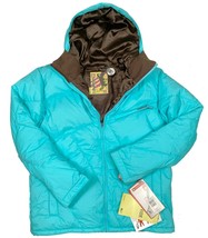 New Burton Strapped Down Puffer Jacket! Xl Curacao Blue *Runs Large* - £159.86 GBP
