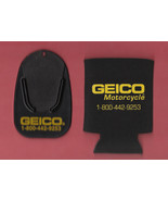 Geico Motorcycle new Kickstand Plate and Koozie - £1.64 GBP