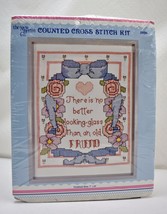 No Better Looking Glass Than Old Friend Counted Cross Stitch Kit - New Berlin Co - £7.60 GBP