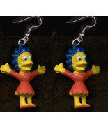 LISA EARRINGS-The Simpsons Cartoon Character Fun Novelty Jewelry - $6.97